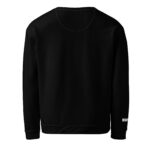 Unisex Pullover "Rock" von hinten, kein Aufdruck
