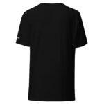 Ob für die Arbeit, Freizeit oder zum Sport – dieses T-Shirt schwarz isieht man von hinten.