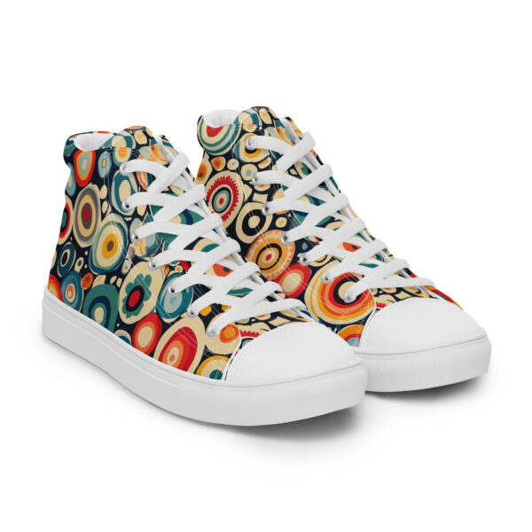 High-Top Leinenschuhe für Damen